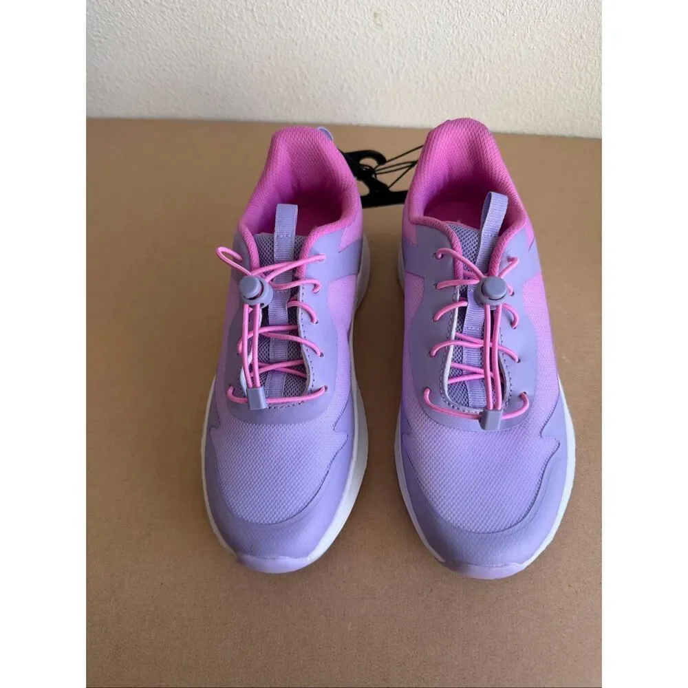Athletic Works Little and Big Kids Bungee Mesh Jogger Sneakers size 4